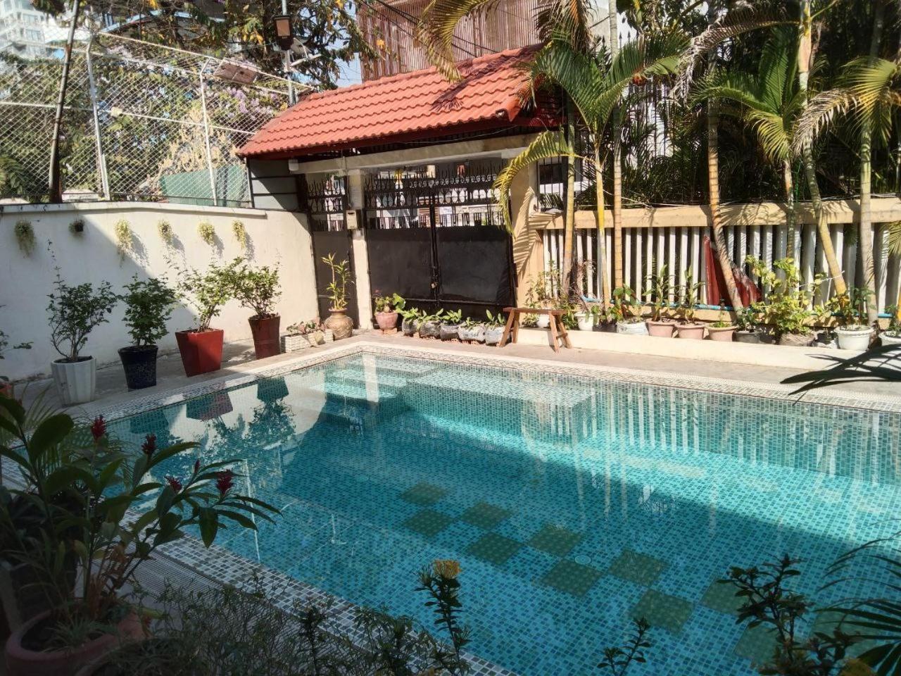 Room 7 - Studio In A Villa 5Mn Walk From The Royal Palace With Swimming Pool Phnom Penh Eksteriør bilde